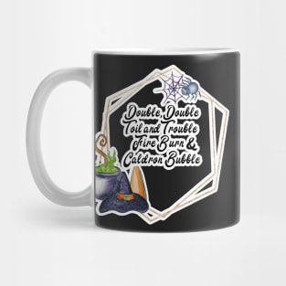 Double Double Toil and Trouble Halloween Mug